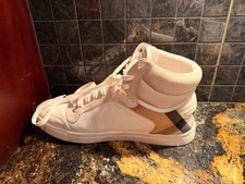 Sneakers alte Burberry bianche