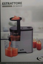 Estrattore di succo a freddo KASANOVA EASY FAST 150W 50RPM + tutti gli accessori