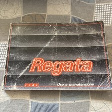Ricambi Libretto Uso E Manutenzione Fiat Regata Usato 1986