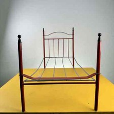 letto per bambola vintage in