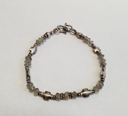 Bracelet ethnique argent - bracelet, en