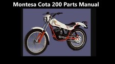 Montesa cota 200 parti - 200, manuale
