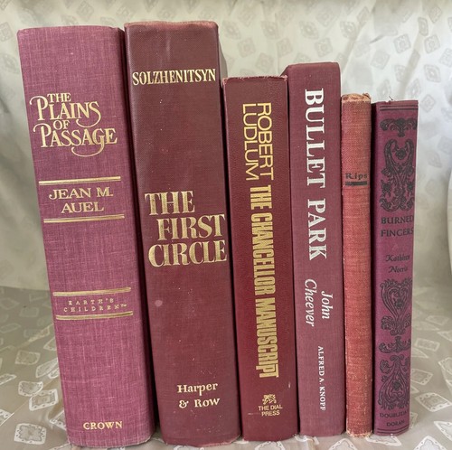 Lot vintage modern maroon - lot,