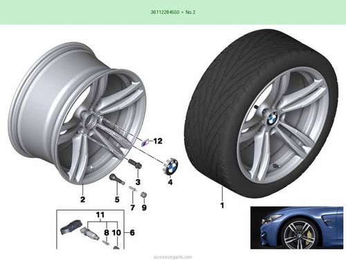 Bmw cerchio lega originale - in,