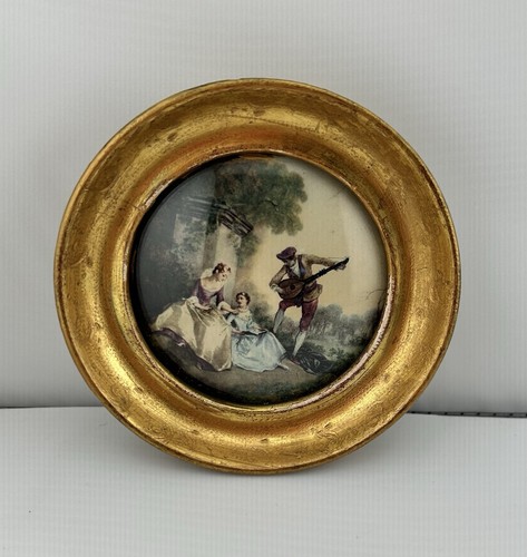 Quadro miniatura vintage - , tondo