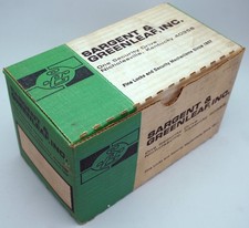 Sargent & Greenleaf combinazione serratura sicura quadrante e anello antispia S&G 8410-100 NOS