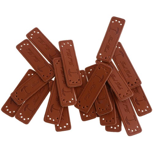 Pezzi etichette pelle pu - pezzi,