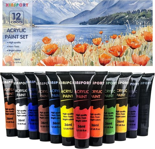 Set pittura acrilica 36 - pittura,