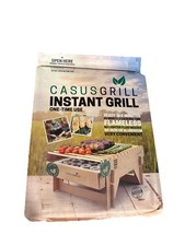 CASUS GRILL Griglia istantanea biodegradabile ed ecologica NUOVO SIGILLATO in fabbrica