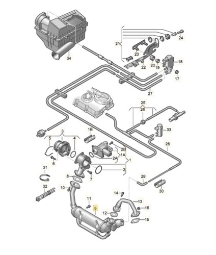 Radiatore per ricircolo - , gas
