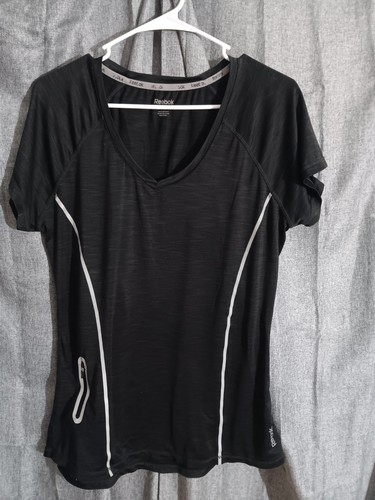Reebok top donna nero - , manica