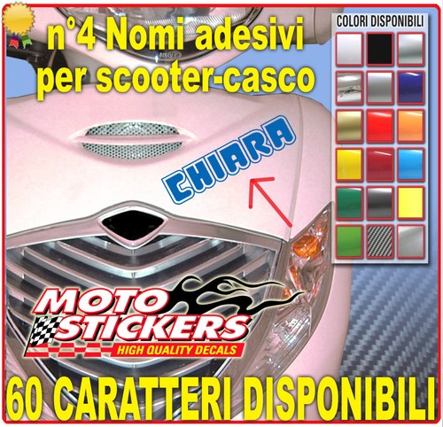 Adesivi scooter 4 nomi - adesivi,