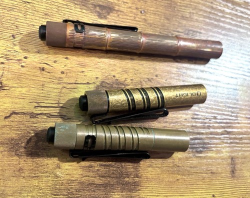 Olight i3t ottone - +, plus
