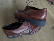 CINTI scarpe francesine brogues colore cuoio n. 39