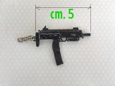 Portachiavi riproduzione mitraglietta tipo Uzi