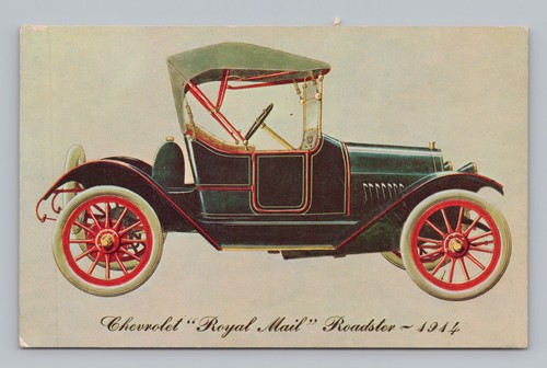 Cartolina chevrolet royal mail - cartolina,