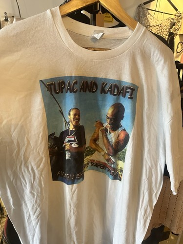 Shirt bianca vintage tupac - bianca,