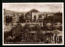 Cartolina Palermo, Piazza