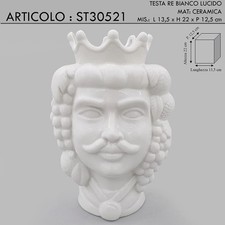 Statua scultura testa di Moro