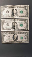 Banconote da One Dollar Usa Federal Reserve 1969