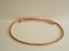 Tubo Doccia Metallo Rosa-Oro, Cyprum, Flessibile IN Tutte le Lunghezze