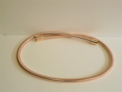 Tubo doccia metallo rosa oro - tubo,