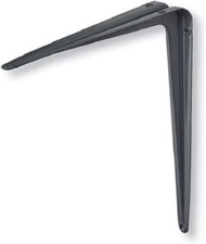 COPPIA MENSOLE NERVATA GRIGIA