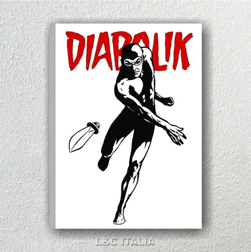 Diabolik quadro 50x70 cm - diabolik,