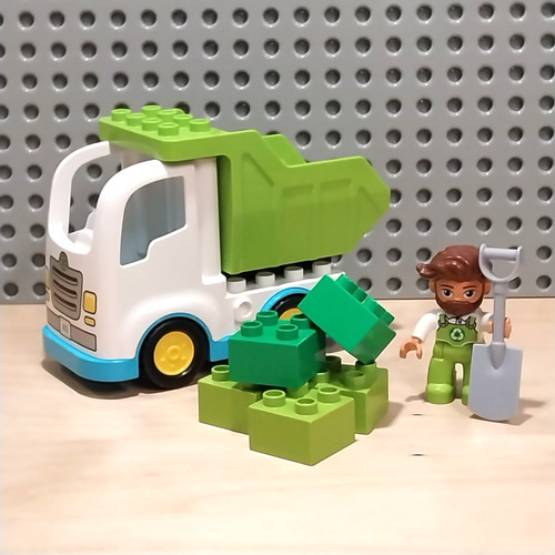 Lego duplo camion bianco - lego, verde