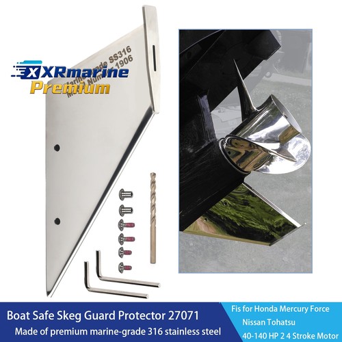 Protezione skeg acciaio - skeg, inox