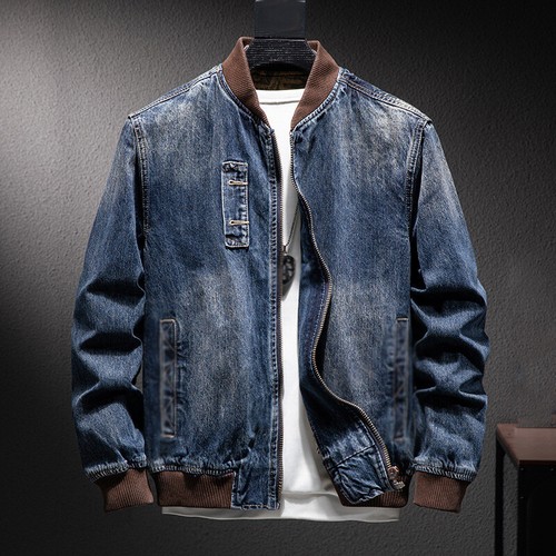 Giacca jeans uomo moda - , denim