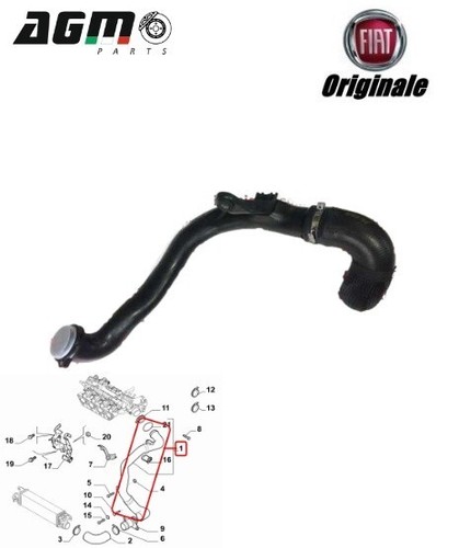 Tubo manicotto intercooler - tubo,