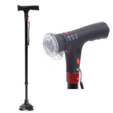 BASTONE IN ALLUMINIO CON LUCE