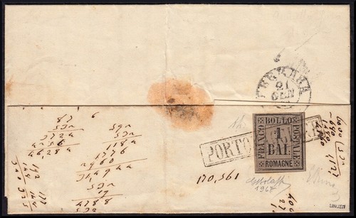 Rara lettera romagne - rara,
