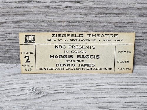 1959 nbc haggis - 1959, denis