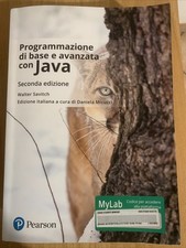 LIBRO PROGRAMMAZIONE DI BASE E AVANZATA CON JAVA SECONDA EDIZIONE WALTER SAVITCH
