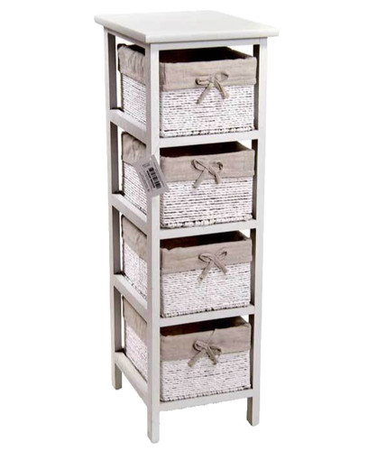 Cassettiera legno cassetti - 4,