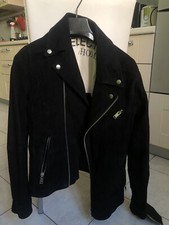 giacca pelle uomo biker Selected Homme taglia s