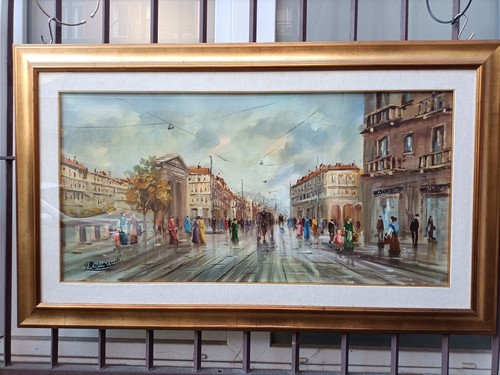 Quadro dipinto olio - -, g