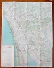 VERSILIA, CARTINA STRADALE VINTAGE