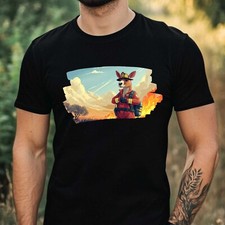 T-shirt uomo canguro come
