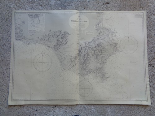 Carta nautica sicilia - /,