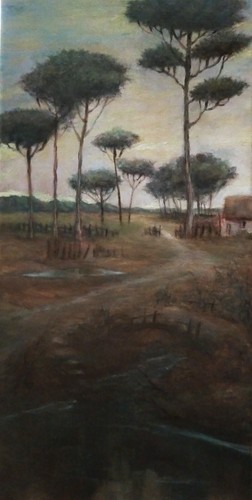 Quadro olio tela - olio,