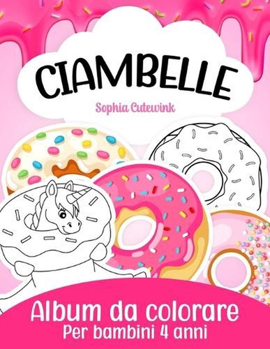 Ciambelle album colorare - ciambelle,