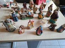 lotto 22 statuette varie presepe - statuine presepio