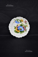 Piatto In Ceramica Di Bassano Diametro 25 Cm Fantasia Floreale MOD1