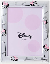Disney Baby - Minnie Mouse - Cornice Porta Foto Da Tavolo in Argento per Neonato
