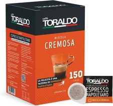 Caffè Toraldo Miscela Cremosa Cialde ESE 44 mm (150 Unità)