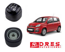 POMELLO LEVA CAMBIO PER FIAT PANDA 312 2012 IMPUGNATURA 5 MARCE MANOPOLA NERO