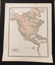 NORD AMERICA - NORTH AMERICA - ANTICA MAPPA